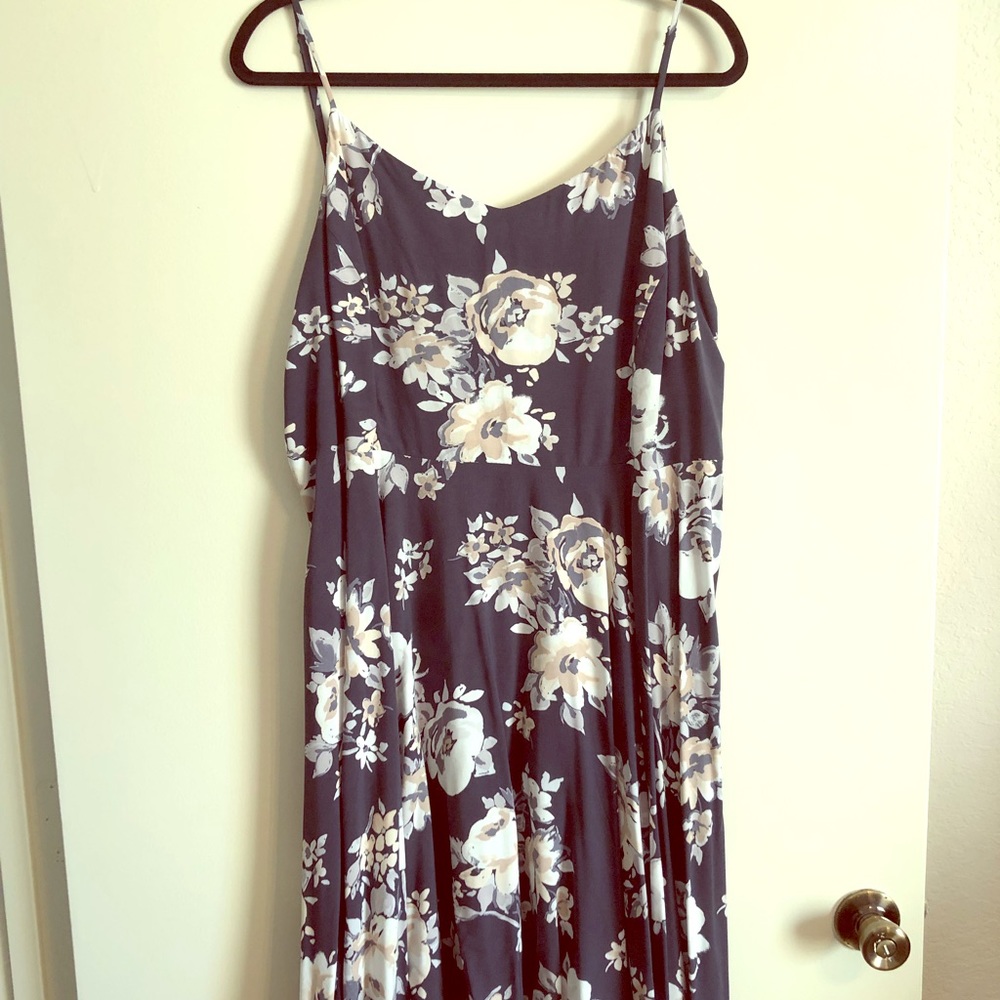 Old Navy Blue Floral Dress